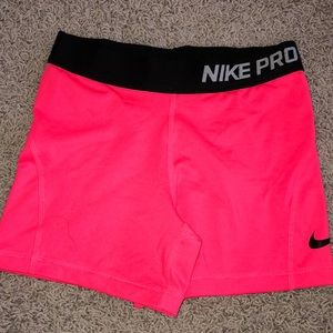 Nike Pros spandex shorts